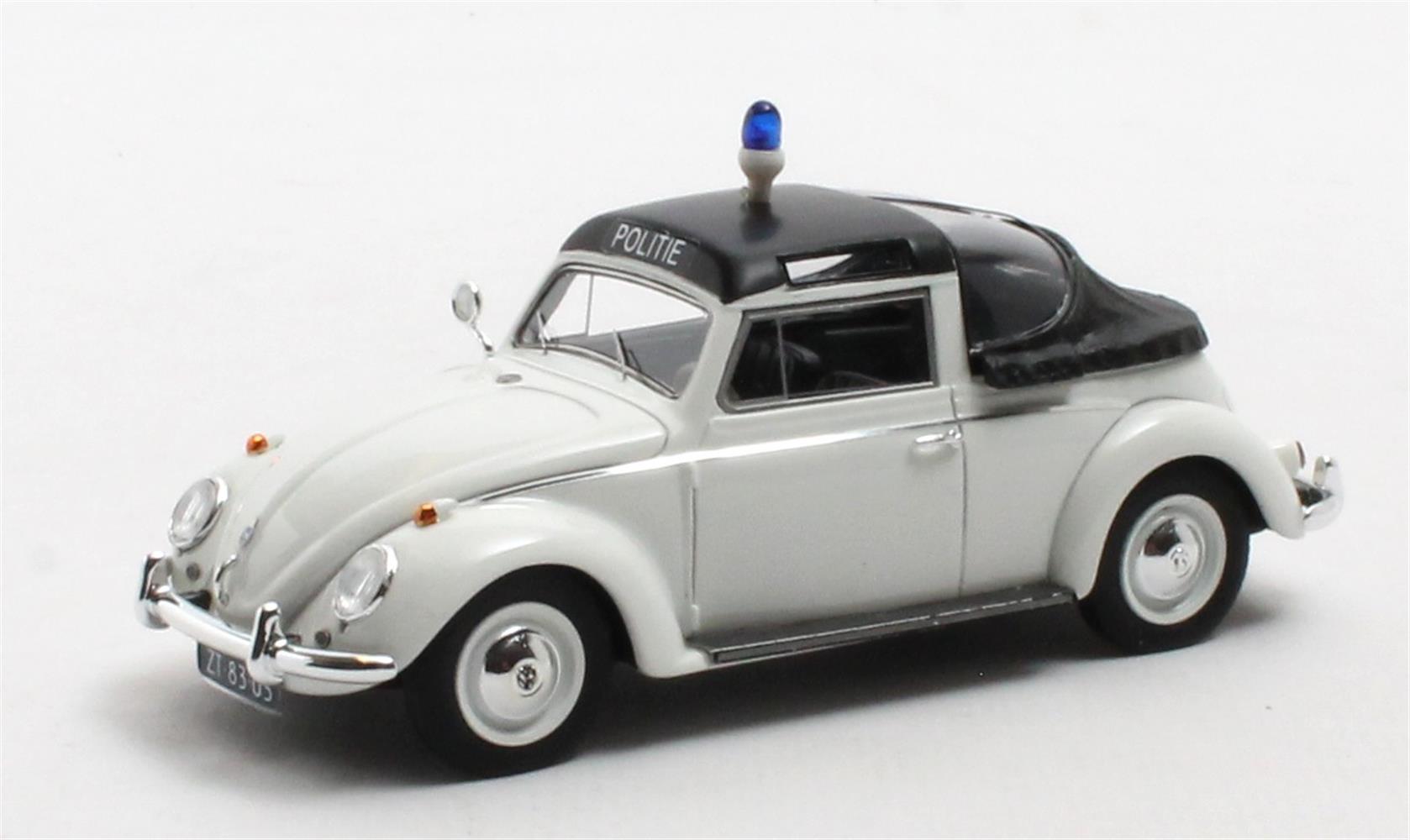 Volkswagen Kever Kuip Coach Politie Den Haag 1958 gesloten - 1:43